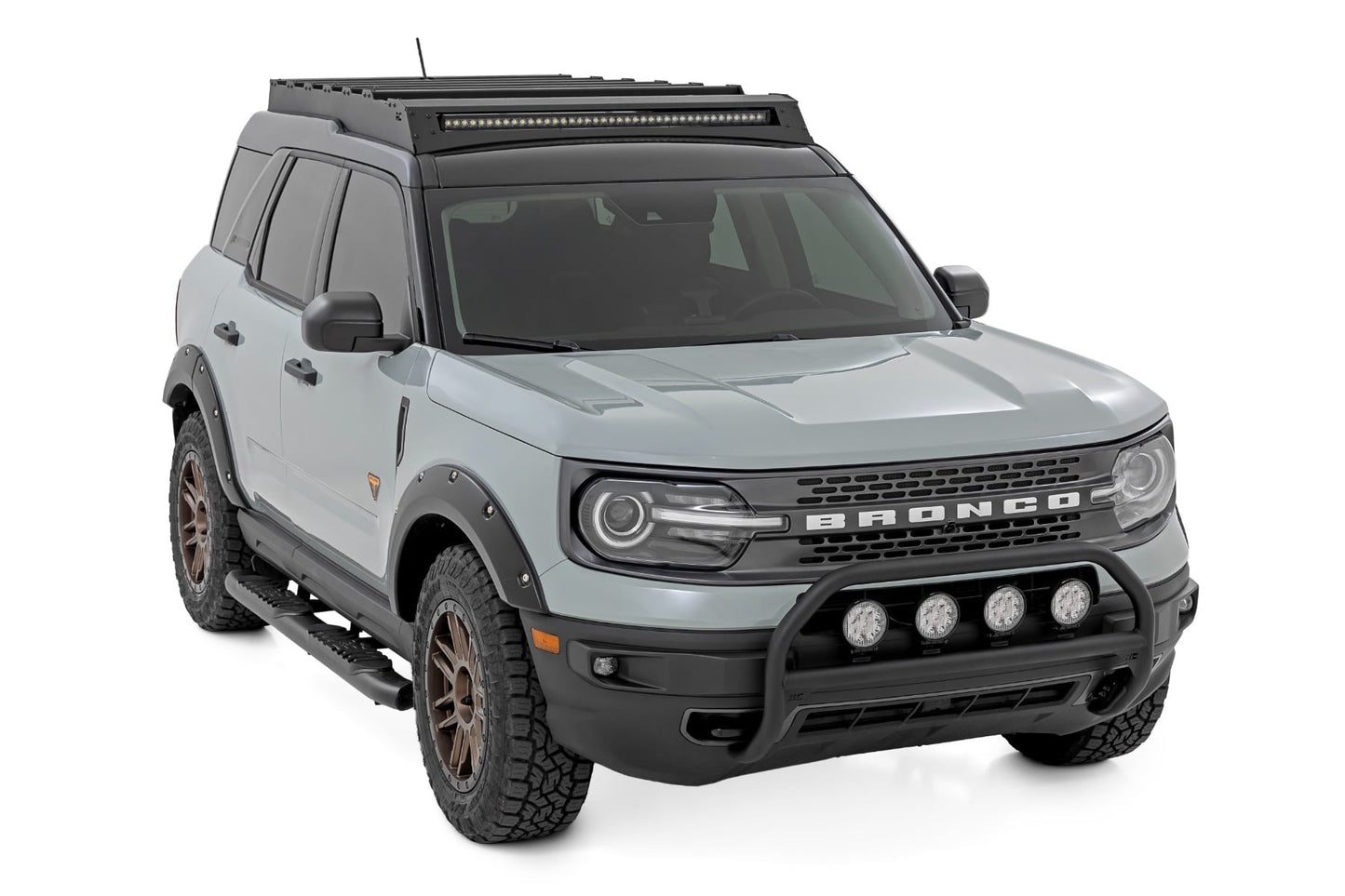 Nudge Bar w/ Tow Hooks Ford Bronco Sport 4WD (2021-2024) Rough Country-2