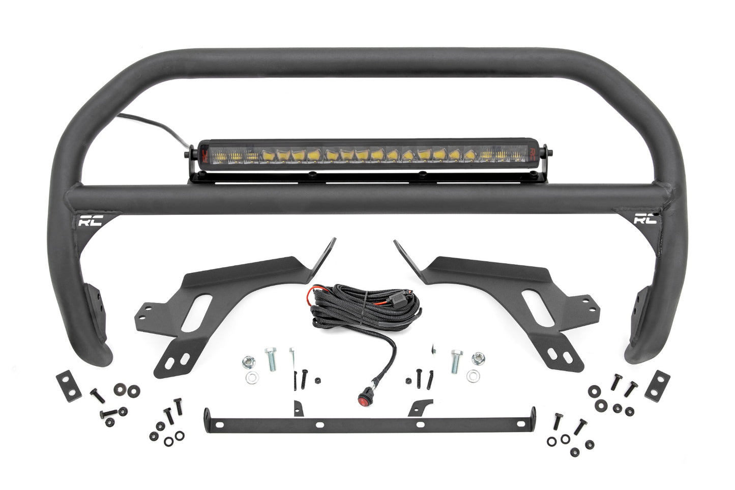 Nudge Bar w/ Tow Hooks Spectrum Series LED Ford Bronco Sport 4WD (21-24) Rough Country
