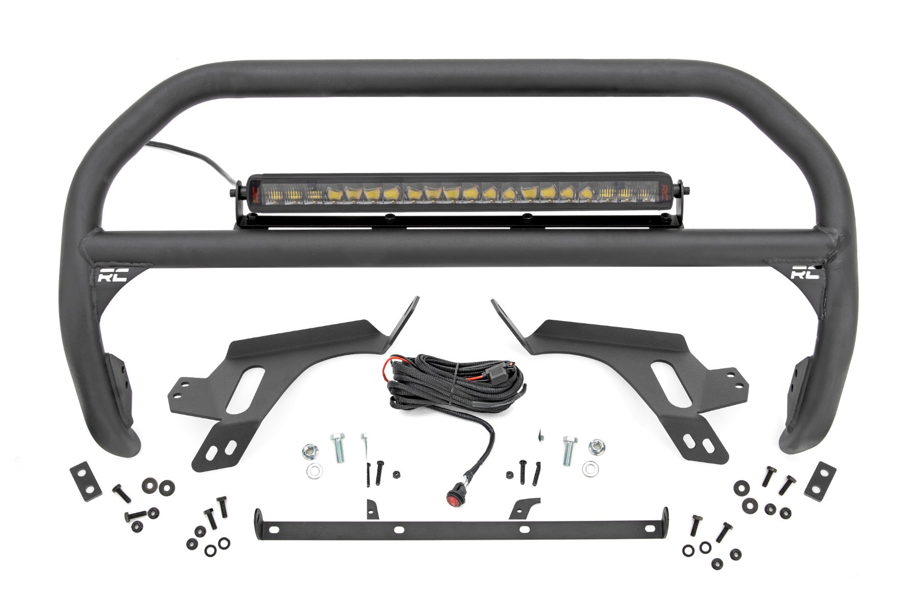 Nudge Bar w/ Tow Hooks Spectrum Series LED Ford Bronco Sport 4WD (21-24) Rough Country