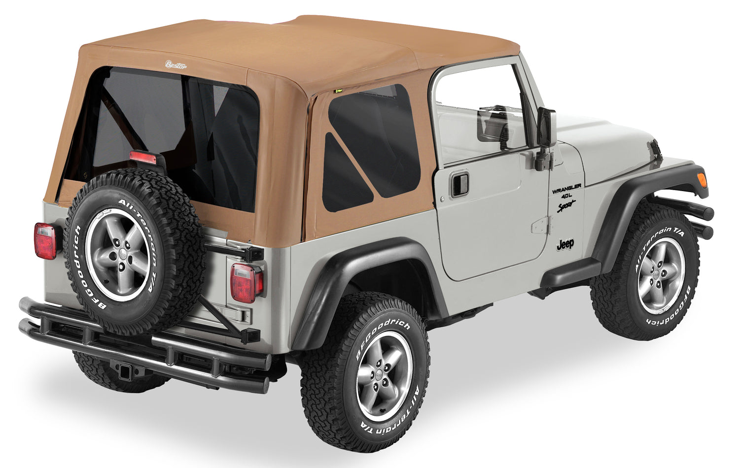 Replace-A-Top for OEM Hardware For Jeep 1997-2002 Wrangler TJ Tinted Spice No Door Skins Included Bestop