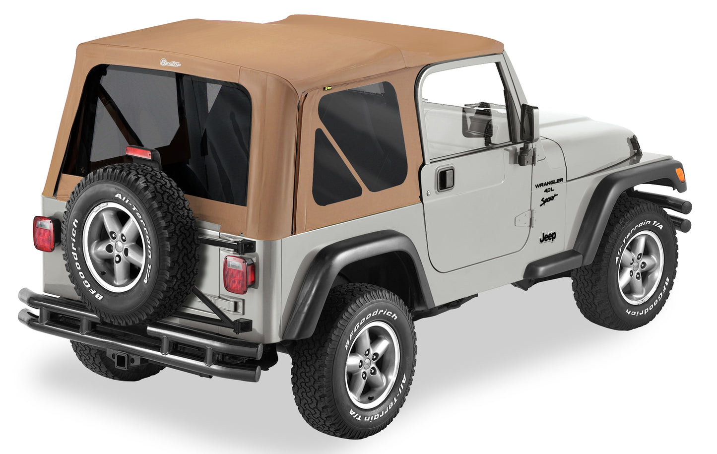 Replace-A-Top for OEM Hardware For Jeep 1997-2002 Wrangler TJ Tinted Spice No Door Skins Included Bestop