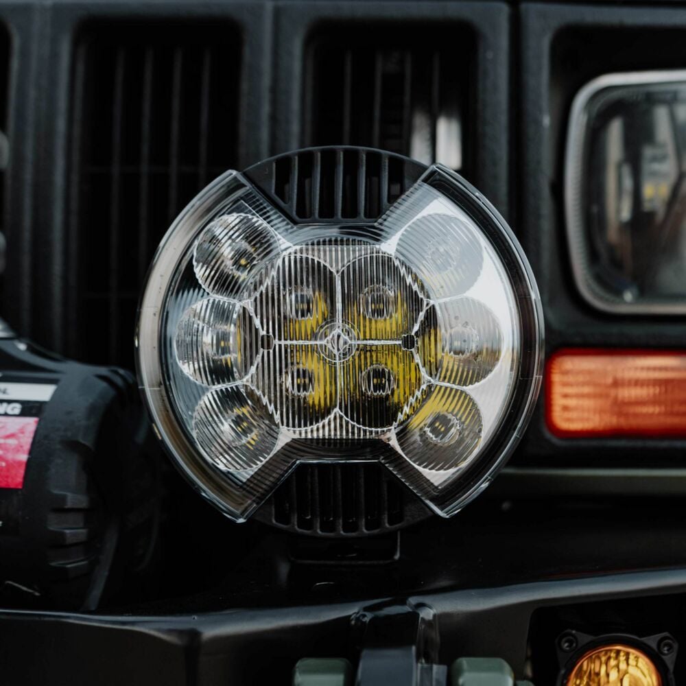 SlimLite 6 Inch Light Shield SAE Driving Beam KC Hilites-10