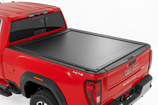 Powered Retractable Bed Cover 6 Foot 9 Inch Bed Silverado/Sierra 2500HD/3500HD (20-26) Rough Country