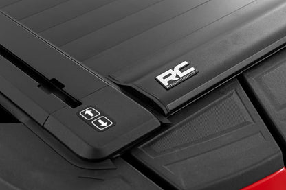 Powered Retractable Bed Cover 6 Foot 9 Inch Bed Silverado/Sierra 2500HD/3500HD (20-26) Rough Country-4