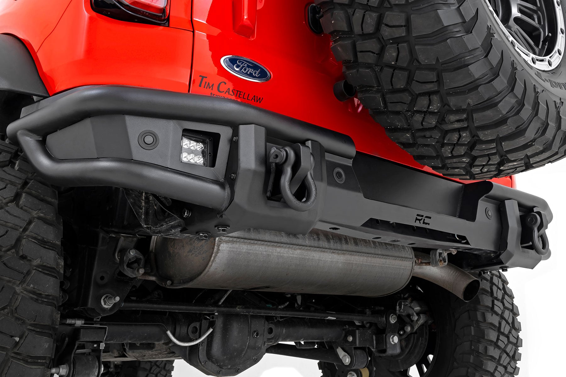 Rear Bumper Tubular Ford Bronco 4WD (2021-2025) Rough Country-3