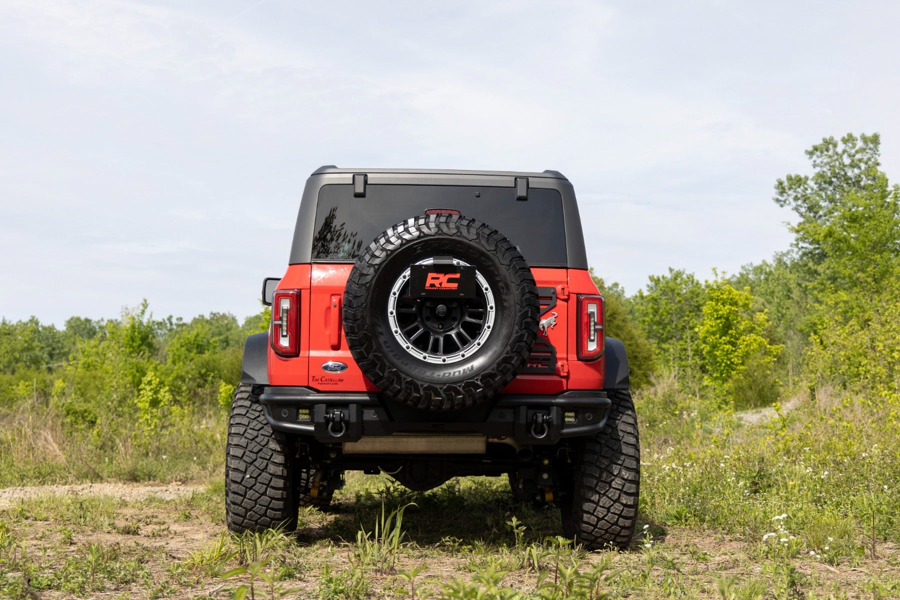Rear Bumper Tubular Ford Bronco 4WD (2021-2025) Rough Country-5