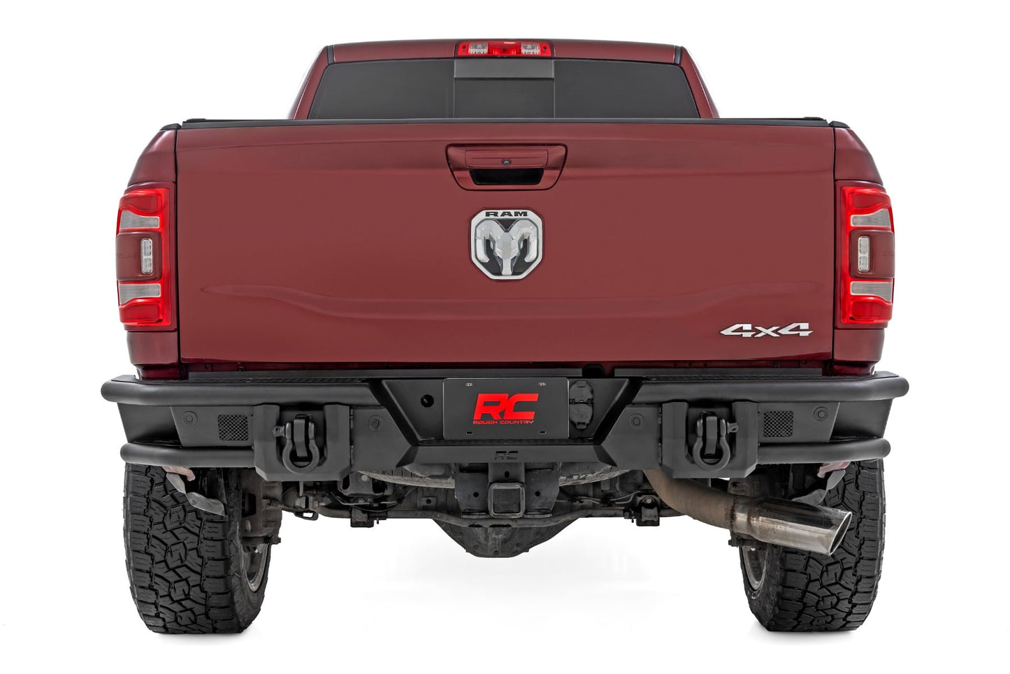 Rear Bumper Tubular Ram 2500 (10-26)/3500 (11-25) 2WD/4WD Rough Country-2