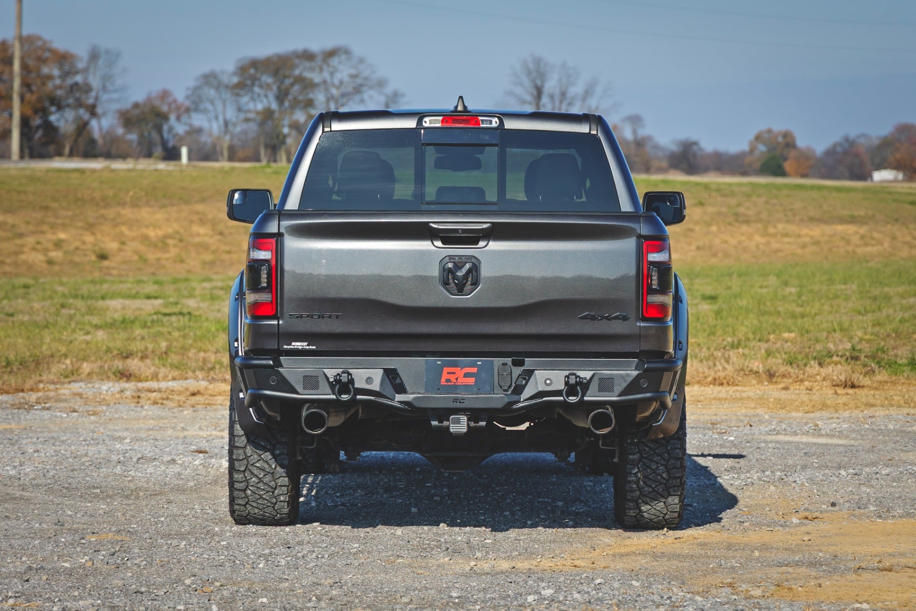 Rear Bumper Tubular Ram 1500 2WD/4WD (2019-2024) Rough Country-4