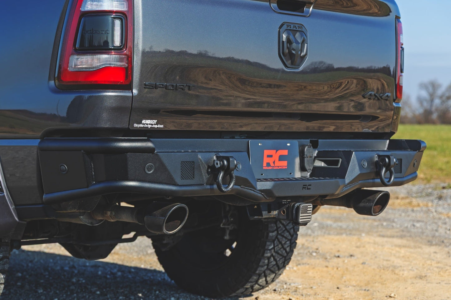 Rear Bumper Tubular Ram 1500 2WD/4WD (2019-2024) Rough Country-5
