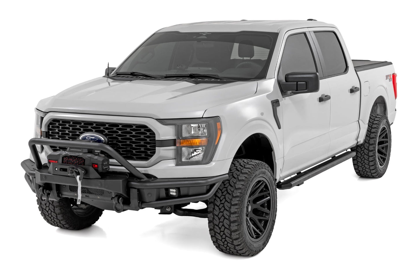Front Bumper Tubular Winch Mount Ford F-150 2WD/4WD (2021-2023) Rough Country-1
