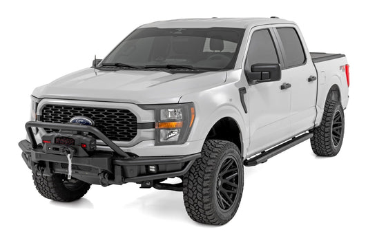 Front Bumper Tubular Winch Mount Ford F-150 2WD/4WD (2021-2023) Rough Country-1