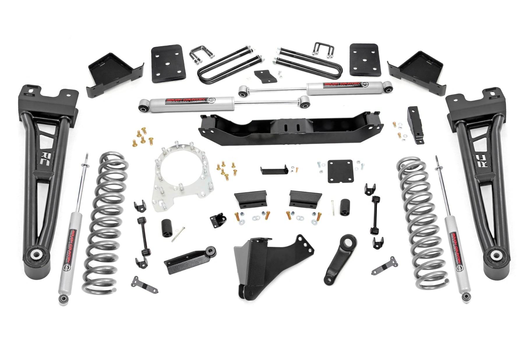 6 Inch Lift Kit R/A OVLDS Ford F-250/F-350 Super Duty 4WD (2017-2022) Rough Country