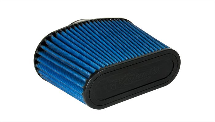 Pro 5 Air Filter Blue 3.5 Inch/ 4.0 Inch H x 8.75 Inch W/ 3.0 Inch H x 8.0 Inch W/ 6.0 Inch Oval Volant-1