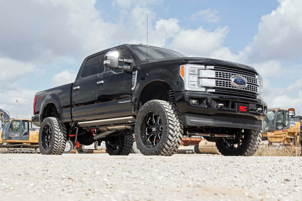 6 Inch Suspension Lift Kit w/Radius Arms Vertex 17-19 F-250 4WD Diesel Rough Country-2
