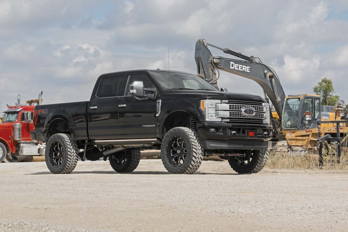 6 Inch Suspension Lift Kit w/Radius Arms Vertex 17-19 F-250 4WD Diesel Rough Country-3