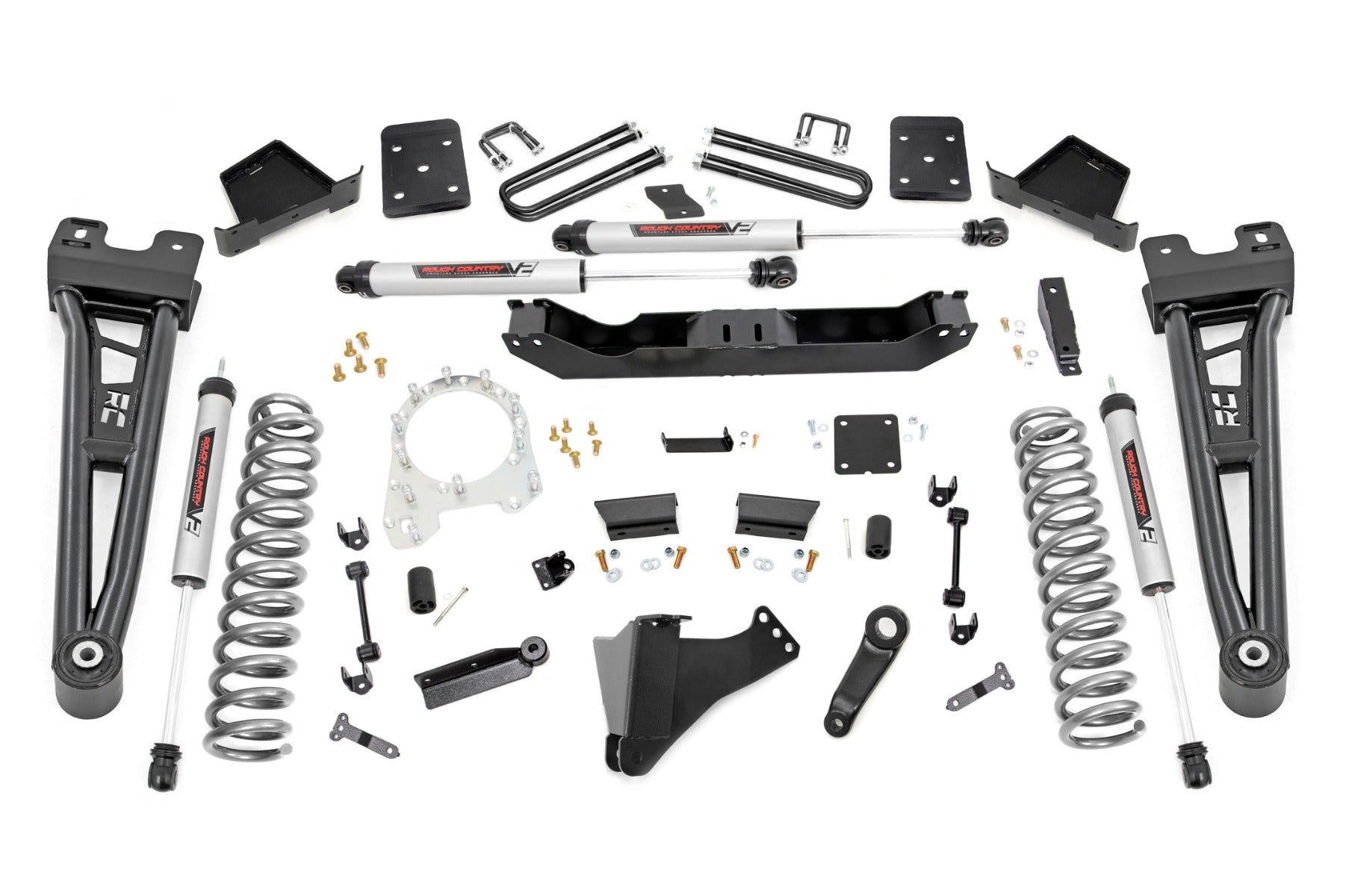 6 Inch Lift Kit R/A OVLDS V2 Ford F-250/F-350 Super Duty 4WD (17-22) Rough Country