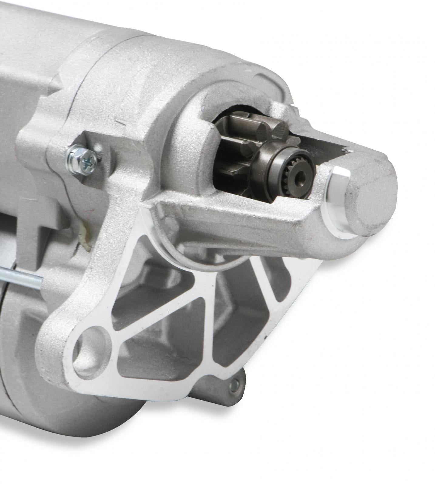 Mini Starter Chrysler Gray/Zinc Fits Chrysler/Dodge/Plymouth: 1965-1992 Small Block 273/318/340/360 1992-2003 Small Block Magnum 5.2L/5.9L 1965-1983 Slant-6 170/198/225 1965-1979 Big Block 361/383/400/413/426W/440 including Hemi Mr Gasket-1