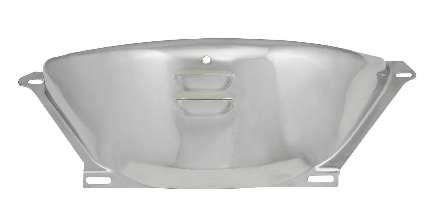 Transmission Dust Cover Chrome Fits GM 700R4, TH350, and TH400 Transmissions Mr Gasket