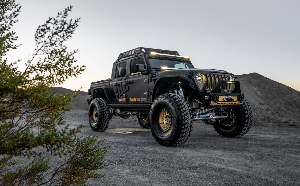 2020-2025 Jeep Gladiator Fender System Narrow Version Front and Rear Liners and Fender Flares Bodyguard Bumpers-7