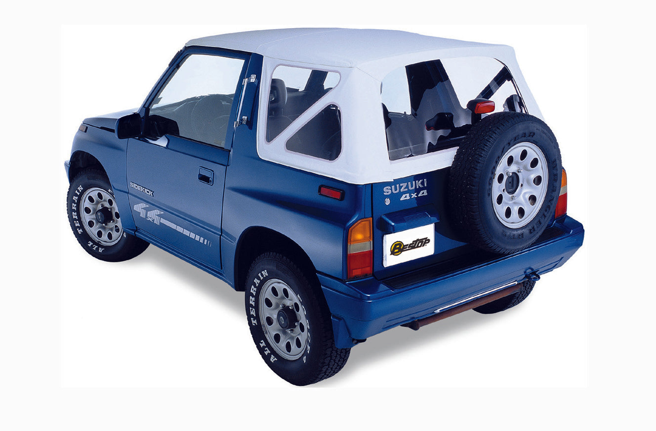 Bestop Replace-A-Top for OEM Hardware For Geo/Suzuki 1989-1994 Tracker/Sidekick Clear Black Denim No Door Skins Included Bestop