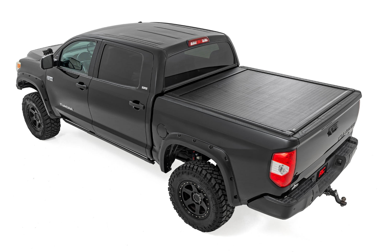 Powered Retractable Bed Cover 5 Foot 7 Inch Bed Toyota Tundra (07-21) Rough Country-2