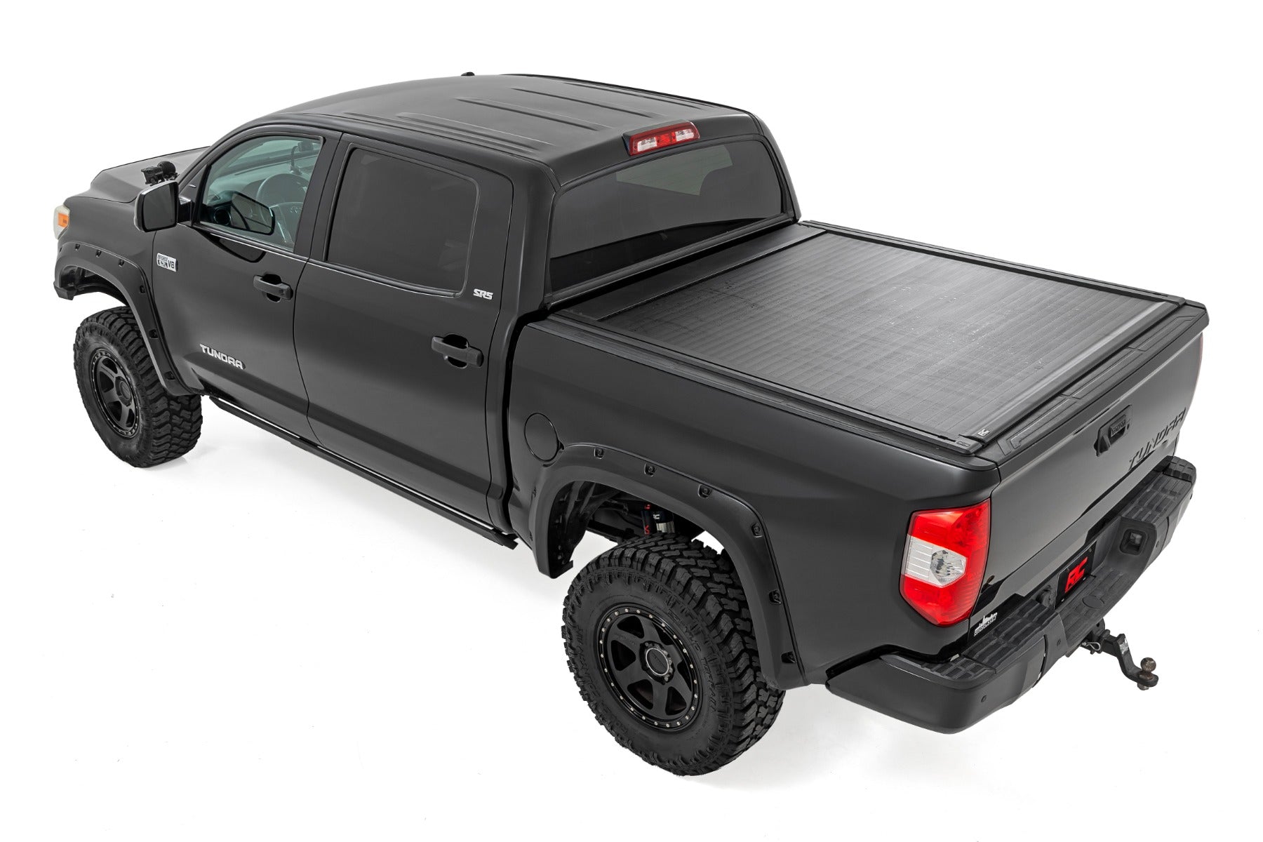 Powered Retractable Bed Cover 5 Foot 7 Inch Bed Toyota Tundra (07-21) Rough Country-2