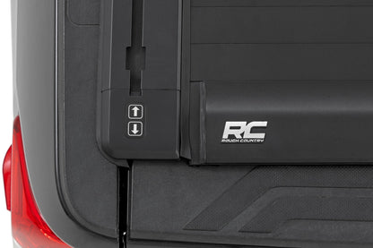 Powered Retractable Bed Cover 5 Foot 7 Inch Bed Toyota Tundra (07-21) Rough Country-4