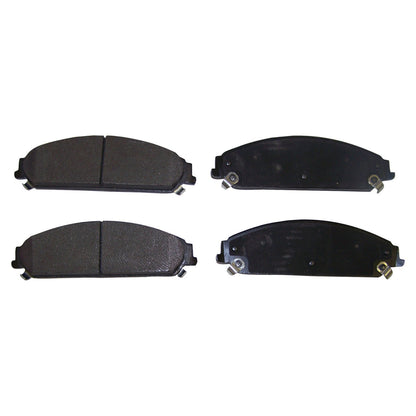 Front Brake Pad Set for Select 05-10 Dodge and Chrysler w/ Dual Piston Calipers Crown Automotive