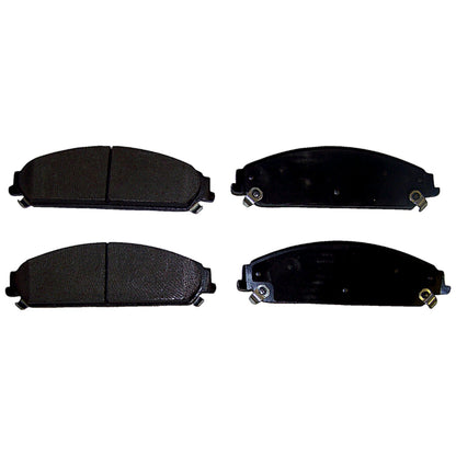 Front Brake Pad Set for Select 05-10 Dodge and Chrysler w/ Dual Piston Calipers Crown Automotive-2