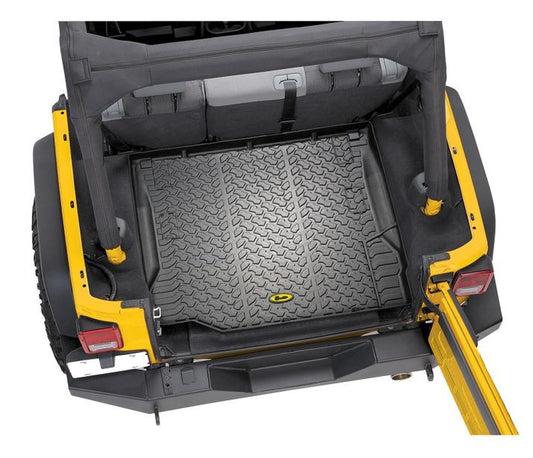 Rear Jeep Cargo Liner For Jeep 2007-2010 Wrangler JK Black Bestop