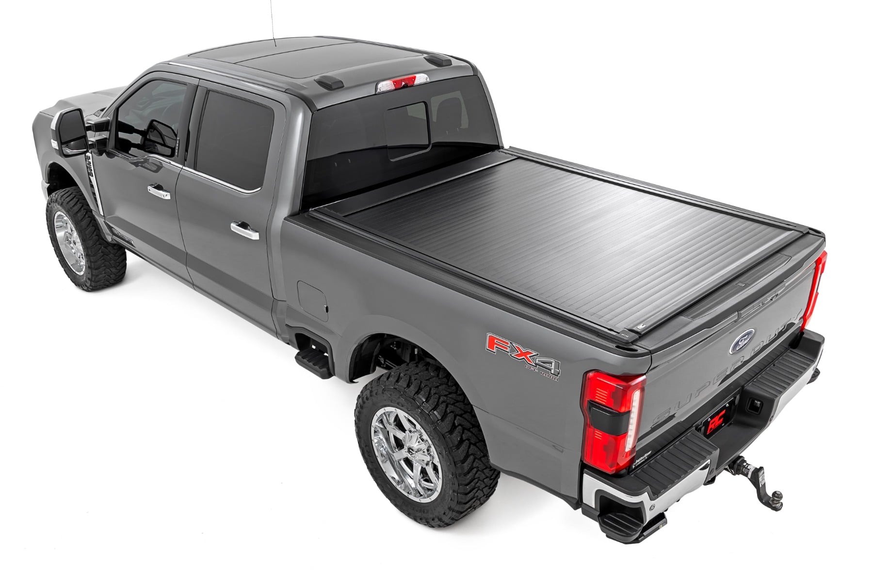 Powered Retractable Bed Cover 6 Foot 10 Inch Bed Ford F-250/F-350 Super Duty (17-26) Rough Country-2