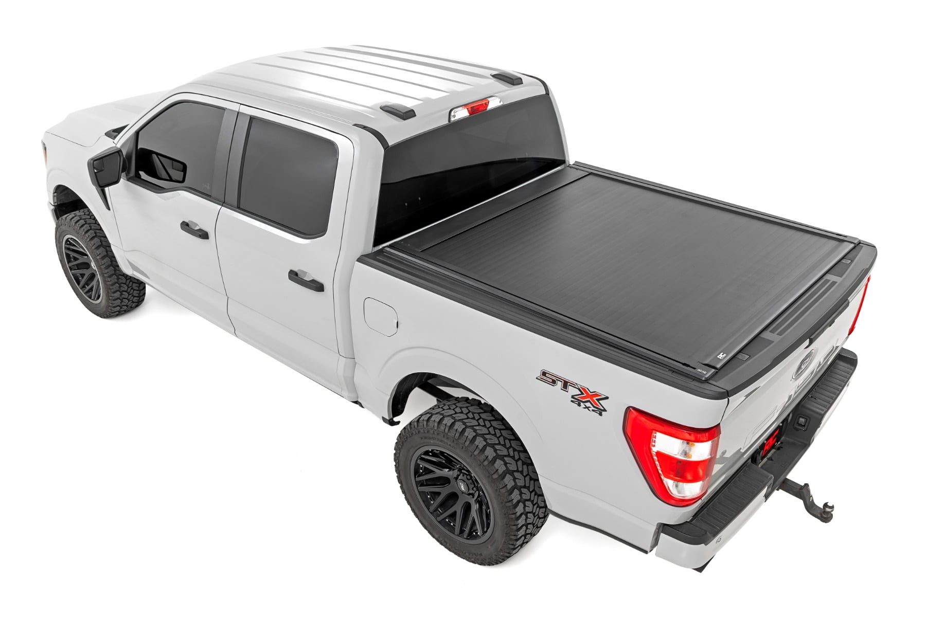 Powered Retractable Bed Cover 5 Foot 7 Inch Bed Ford F-150 (15-26)/F-150 Lightning (22-26) Rough Country-2