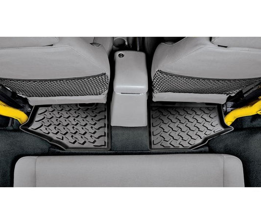 Jeep Wrangler Floor Mats Rear For Jeep 1997-2006 Wrangler TJ Black Pair Bestop