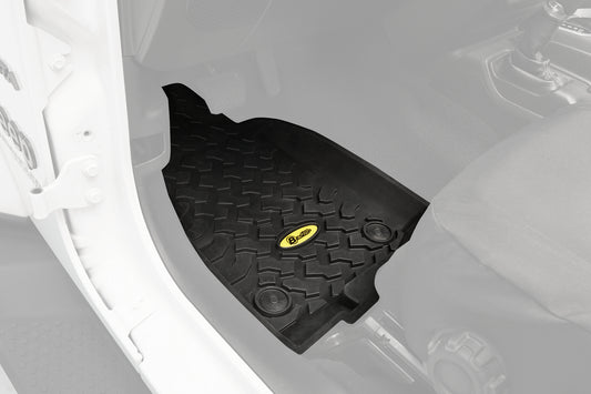 Floor Mats Jeep '20-26 Gladiator '18-26 Wrangler JL Front Black Bestop