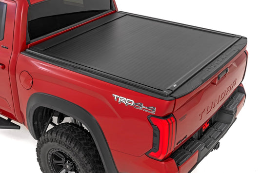 Powered Retractable Bed Cover 5 Foot 7 Inch Bed Toyota Tundra 2WD/4WD (2022-2026) Rough Country