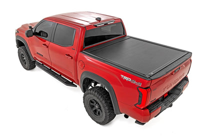 Powered Retractable Bed Cover 5 Foot 7 Inch Bed Toyota Tundra 2WD/4WD (2022-2026) Rough Country-2