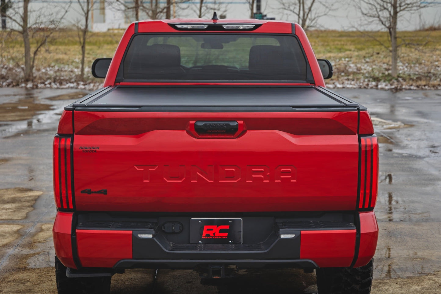 Powered Retractable Bed Cover 5 Foot 7 Inch Bed Toyota Tundra 2WD/4WD (2022-2026) Rough Country-4