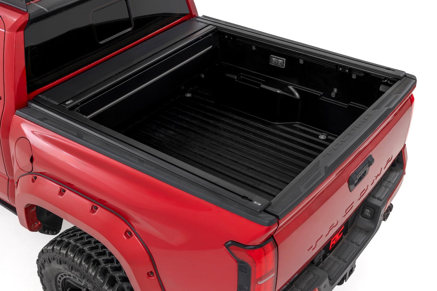 Powered Retractable Bed Cover 5 Foot Bed Toyota Tacoma 2WD/4WD (2024-2026) Rough Country-1