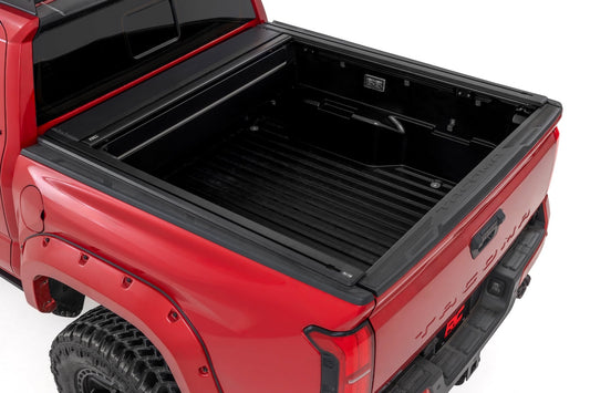 Powered Retractable Bed Cover 5 Foot Bed Toyota Tacoma 2WD/4WD (2024-2026) Rough Country-1