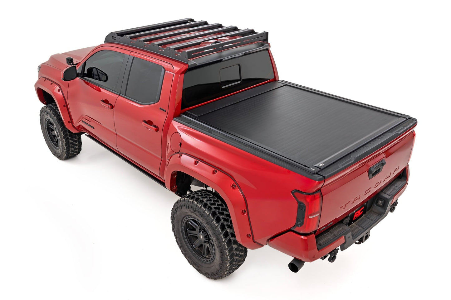 Powered Retractable Bed Cover 5 Foot Bed Toyota Tacoma 2WD/4WD (2024-2026) Rough Country-2