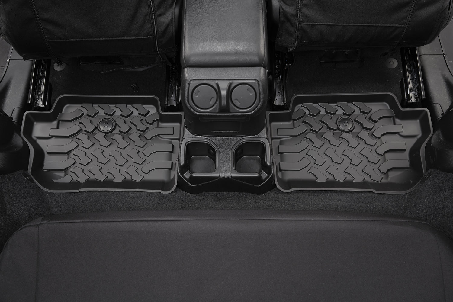 Bestop Jeep Rear Floor Mats For Jeep 2018-Current Wrangler JL Black Bestop