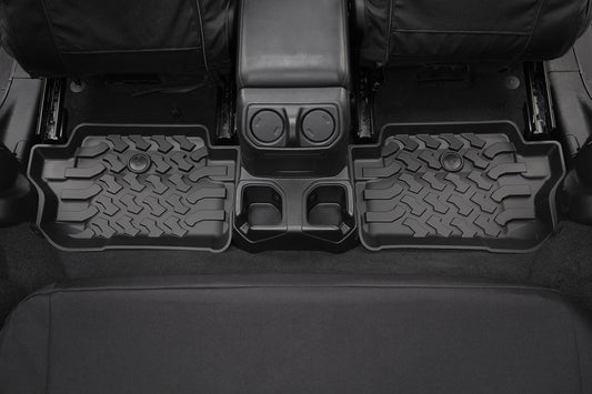 Jeep Rear Floor Mats For Jeep 2018-Current Wrangler JL Black Bestop-1