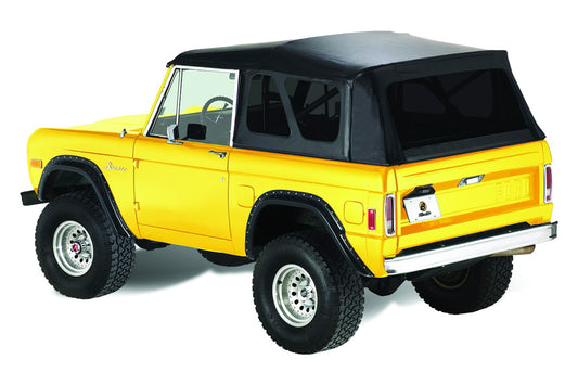 Bronco Soft Top Supertop Classic Squareback Soft Tops For Ford 1966-1977 Bronco Clear Black Crush Bestop