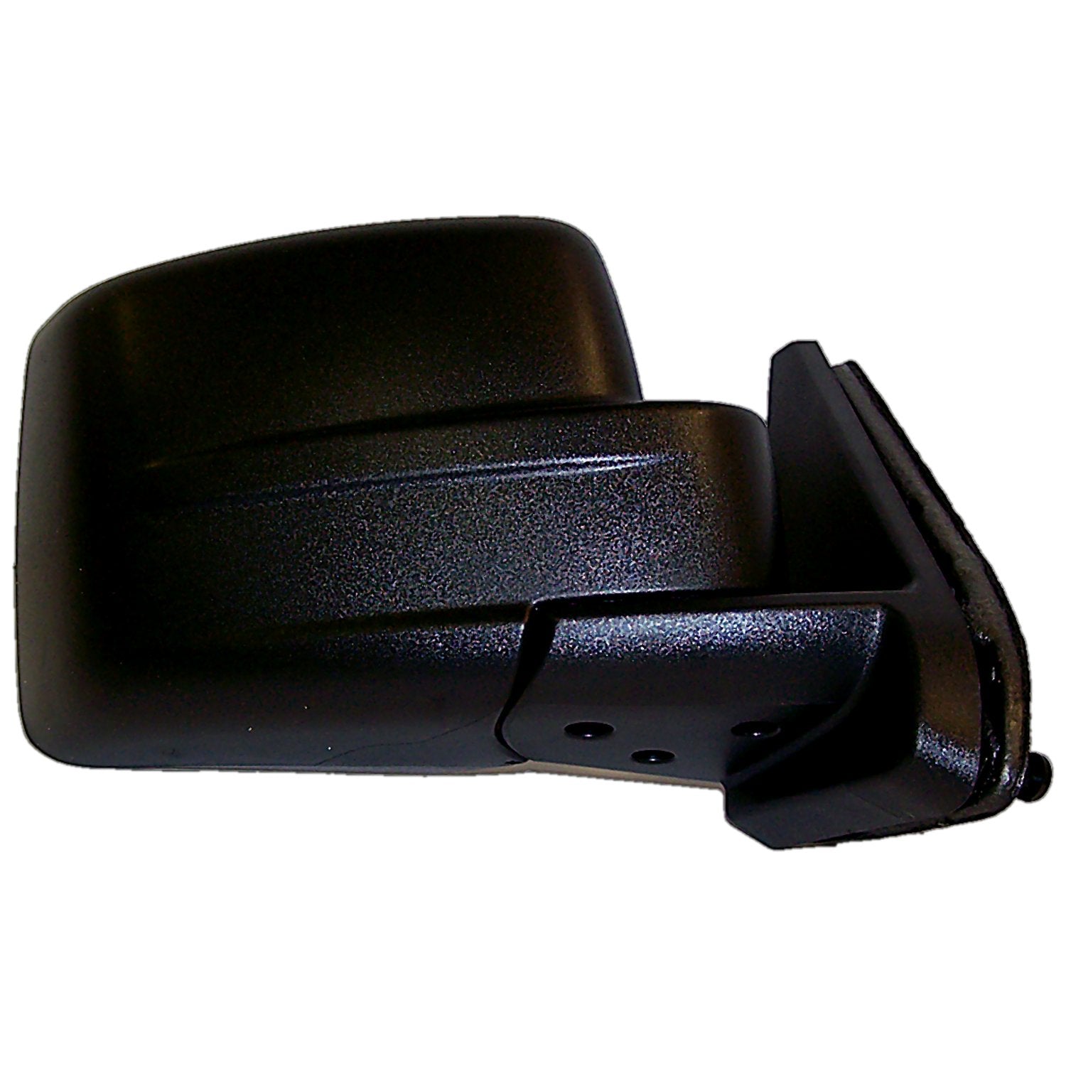 Black ; Right Manual, Manual Folding Mirror for 2007-2014 Jeep MK Patriot Crown Automotive-1