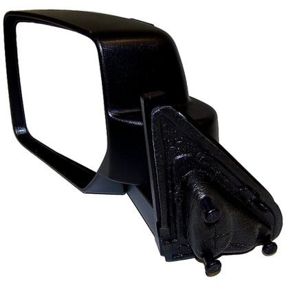 Black ; Left Manual, Manual Folding Mirror for 2007-2014 Jeep MK Patriot Crown Automotive-2