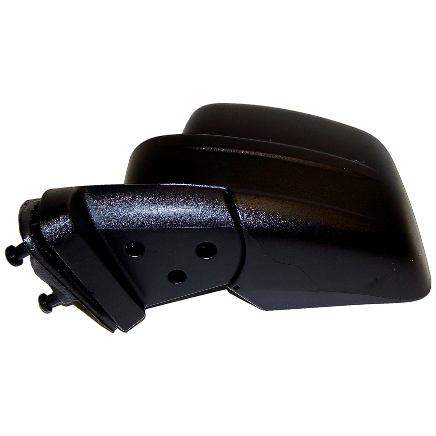 Black ; Left Manual, Manual Folding Mirror for 2007-2014 Jeep MK Patriot Crown Automotive-4
