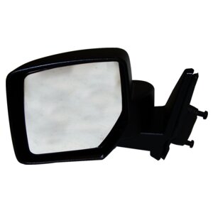 Black ; Left Manual, Manual Folding Mirror for 2007-2014 Jeep MK Patriot Crown Automotive-5