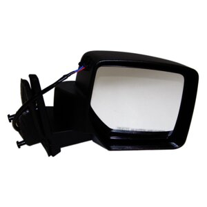 Black ; Right Power, Manual Folding Mirror for Jeep 2007-2010 MK Patriot Crown Automotive-2