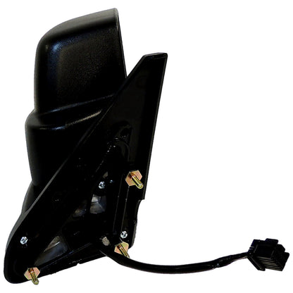 Black ; Right Power, Heated, Manual Folding Mirror for 11-15 Jeep MK Patriot Crown Automotive-2