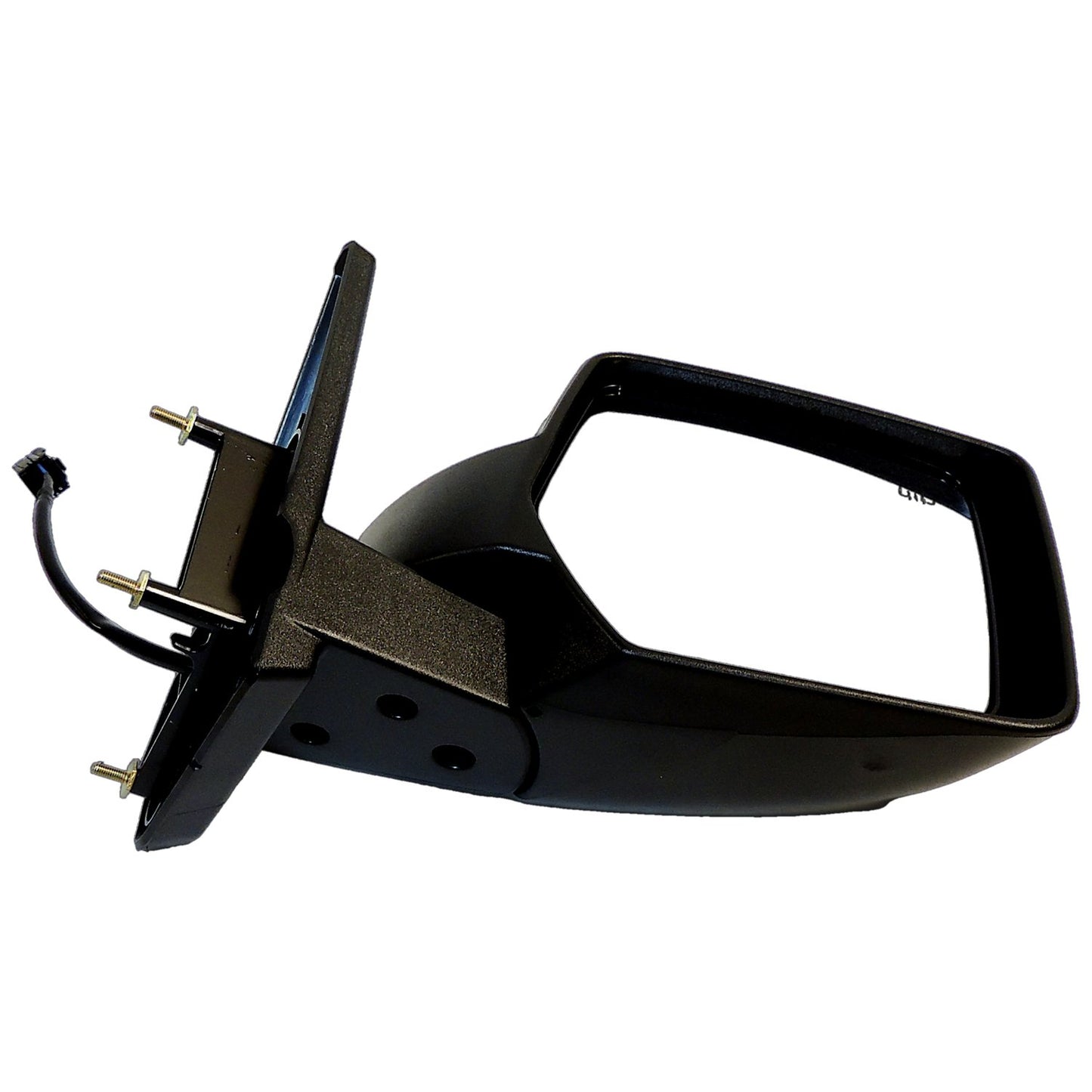 Black ; Right Power, Heated, Manual Folding Mirror for 11-15 Jeep MK Patriot Crown Automotive-3